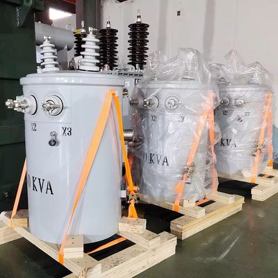 120V 240kV सिंगल फेज टोरॉइडल तेल से भरा ट्रांसफार्मर 5kva 2 फेज पोल माउंट के लिए