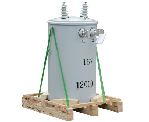 बिजली वितरण प्रणाली के लिए 10 kVA 500 kVA बेलनाकार पोल माउंट ट्रांसफार्मर
