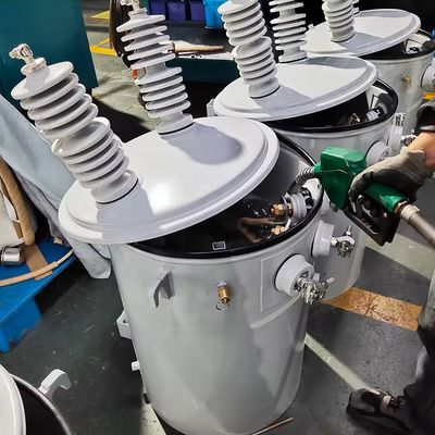 एल्यूमीनियम घुमावदार TOROIDAL कॉइल संरचना 5kva एकल चरण चरण नीचे ट्रांसफार्मर