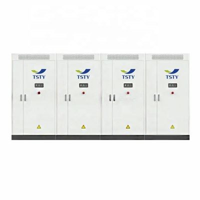 RS485 संचार बंदरगाह उच्च क्षमता 100Kw 200Kw 375Kw जीवन लिथियम बैटरी कंटेनर IP55 सुरक्षा वर्ग