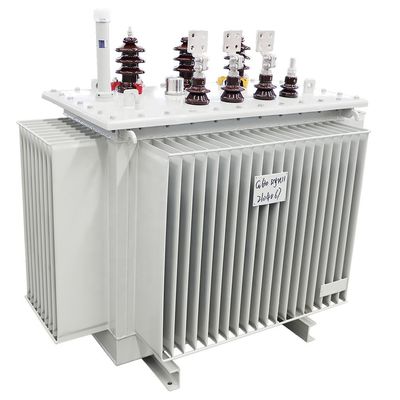 Dyn11 / Yyn0 वेक्टर समूह के साथ बिजली वितरण 25kVA तेल से भरा ट्रांसफार्मर